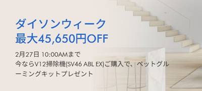 ダイソン新春セール