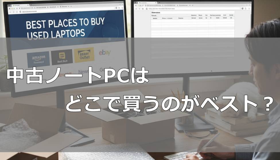 中古ノートPCはどこで買うのがベストなのか